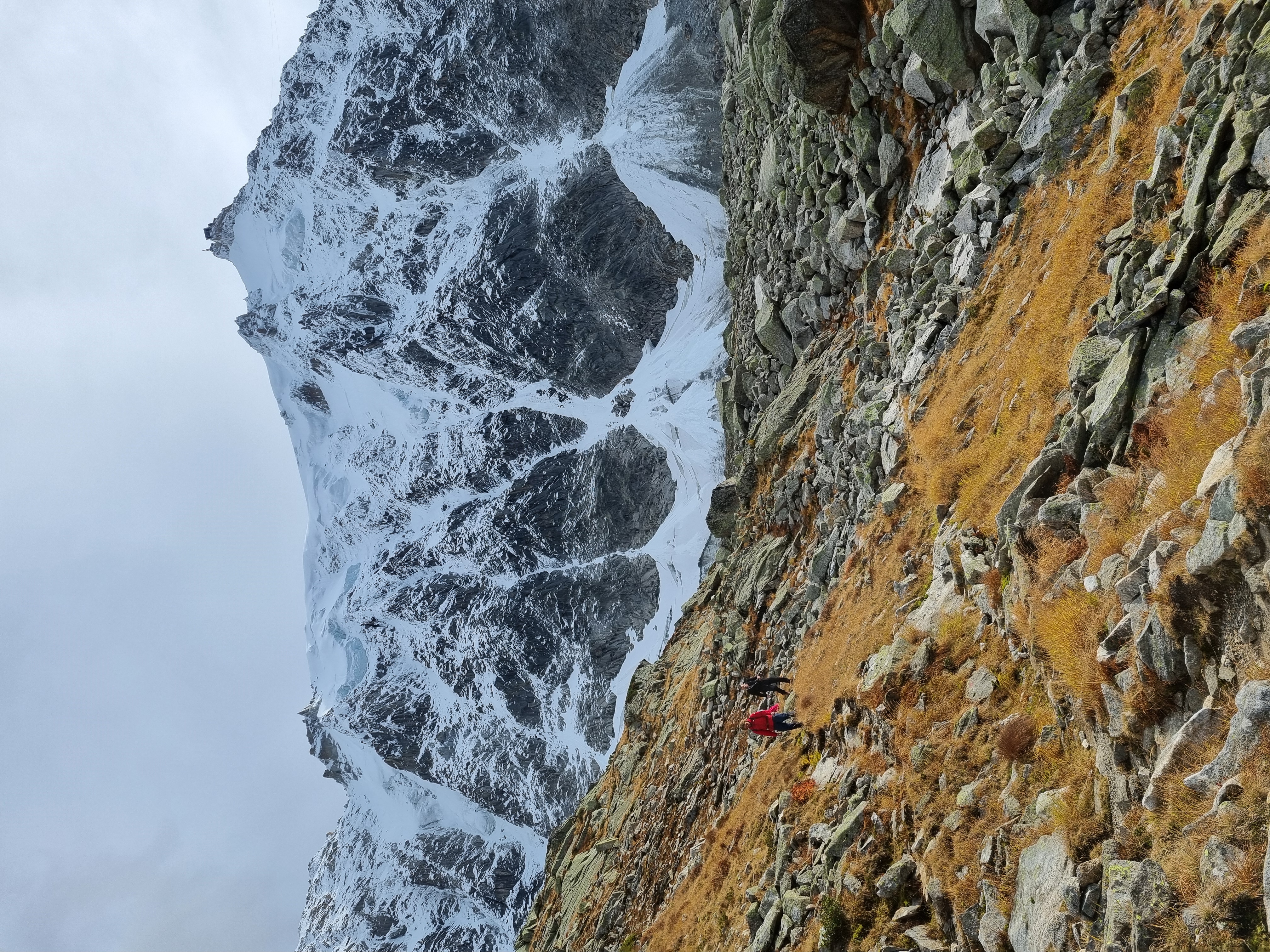 Sommerfuglryggen på Aiguille du Peigne