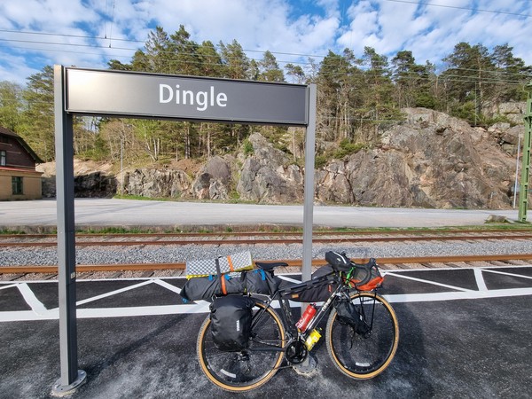 The iron steed responsible for the back and forth. Having friends to crash with helps saving weight on camping gear.