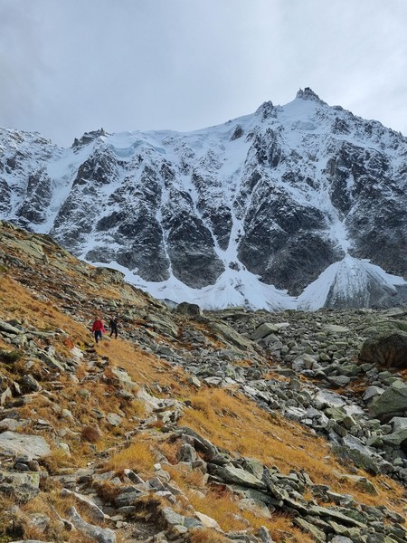 Sommerfuglryggen pÄ Aiguille du Peigne.