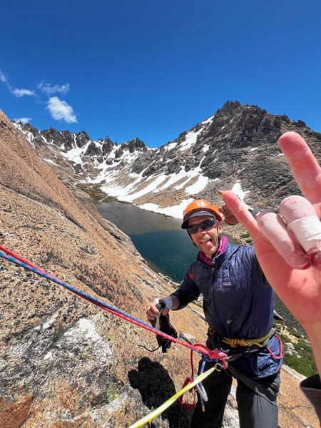 Meg pÄ standplass etter en skikkelig kamp pÄ cruxet.